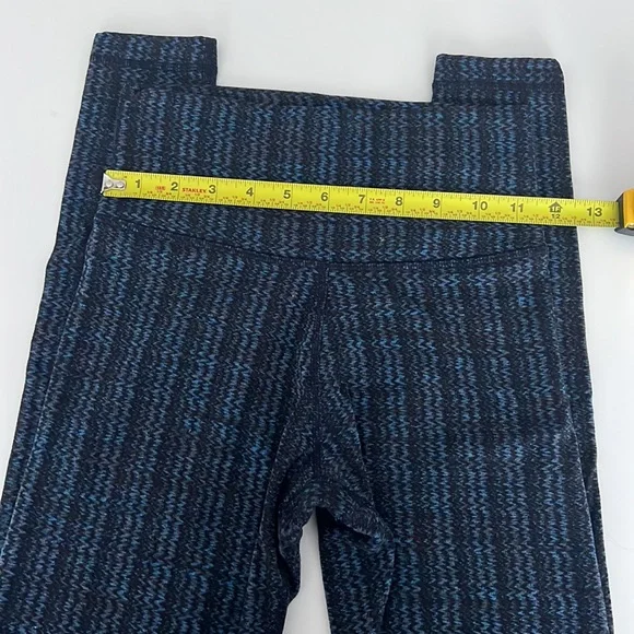 Lululemon ZigZag Blue, Gray and Black Full Length Leggings - Picture 6 of 9